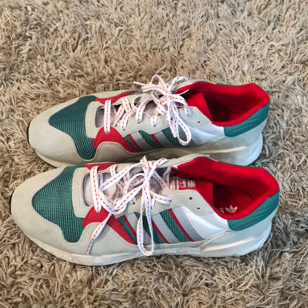 Adidas size 13 with Boost.